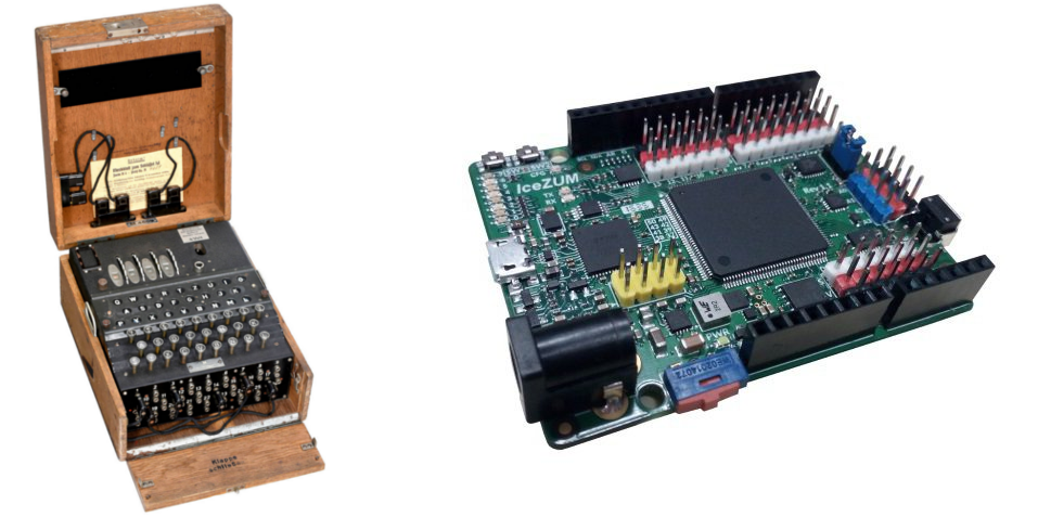 ¡Monta tu propia máquina Enigma en una FPGA Libre! project image